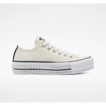 Converse Chuck Taylor All Star Digital Daze Bezove - Damske Topanky na Platforme